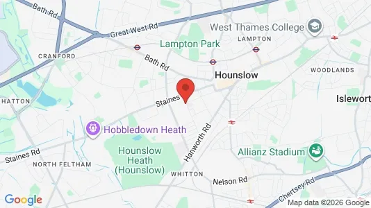 Apartments for rent i Hounslow - Middlesex - kort over placeringen