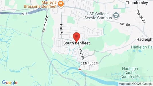 Apartments for rent i Benfleet - Essex - kort over placeringen