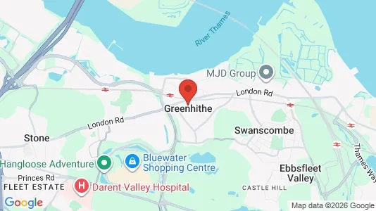 Apartments for rent i Greenhithe - Kent - kort over placeringen