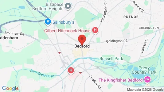 Apartments for rent i Bedford - Bedfordshire - kort over placeringen