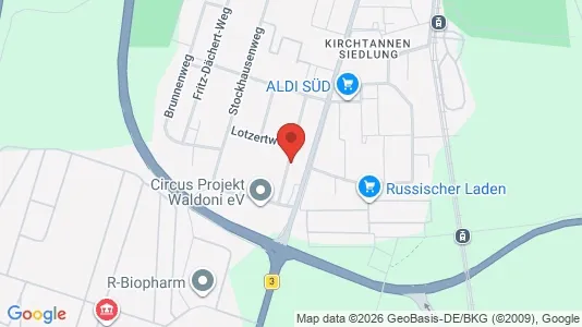 Apartments for rent i Darmstadt - kort over placeringen