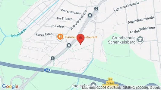 Apartments for rent i Kassel - kort over placeringen