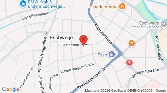 Apartments for rent i Werra-Meißner-Kreis - kort over placeringen