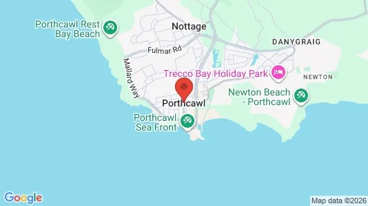 Apartments for rent i Porthcawl - Mid Glamorgan - kort over placeringen