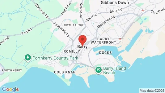 Apartments for rent i Barry - South Glamorgan - kort over placeringen