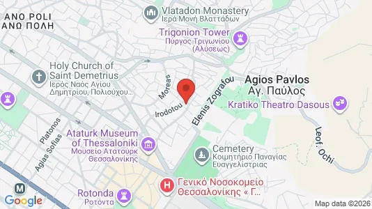 Apartments for rent i Neapoli-Sykies - kort over placeringen