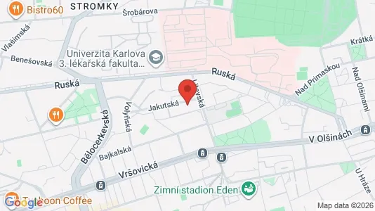 Apartments for rent i Prague 10 - kort over placeringen