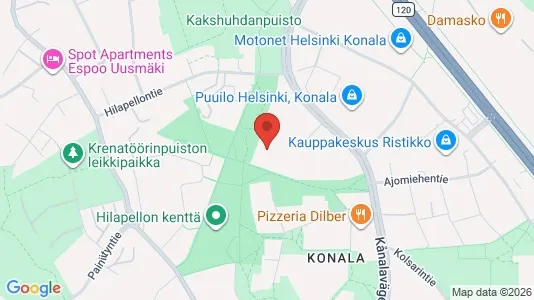 Apartments for rent i Helsinki Läntinen - kort over placeringen