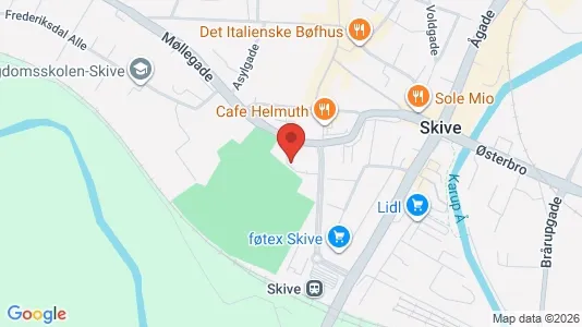 Apartments for rent i Skive - kort over placeringen