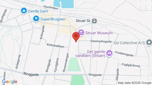 Apartments for rent i Struer - kort over placeringen