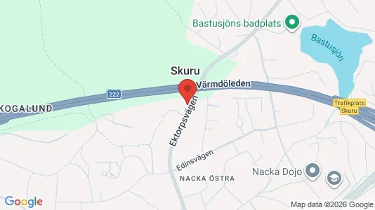 Rooms for rent i Nacka - kort over placeringen