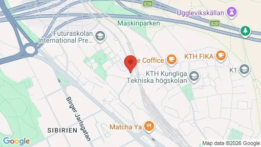 Rooms for rent i Östermalm - kort over placeringen