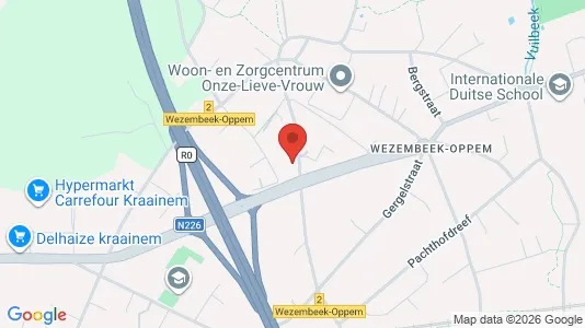 Apartments for rent i Wezembeek-Oppem - kort over placeringen