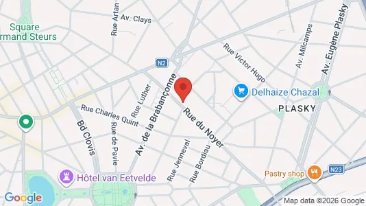Apartments for rent i Brussels Schaarbeek - kort over placeringen