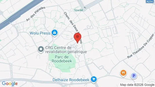 Apartments for rent i Brussels Sint-Lambrechts-Woluwe - kort over placeringen