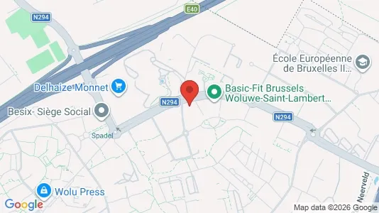 Apartments for rent i Brussels Sint-Lambrechts-Woluwe - kort over placeringen