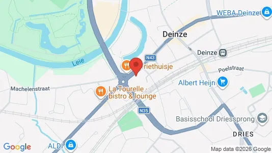 Apartments for rent i Deinze - kort over placeringen