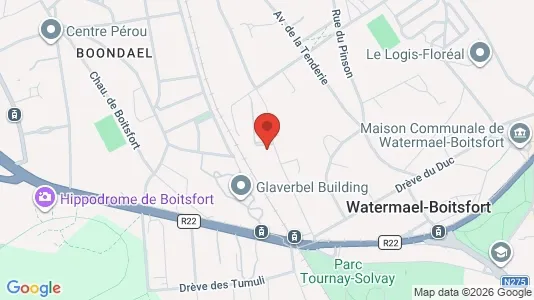 Apartments for rent i Brussels Watermaal-Bosvoorde - kort over placeringen