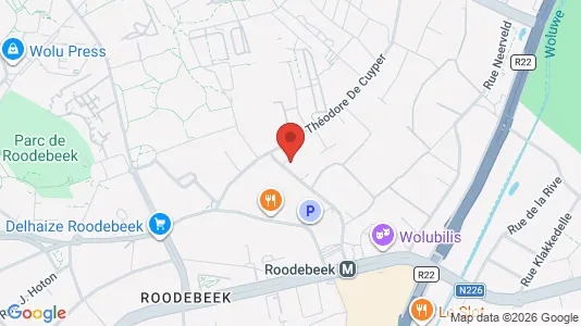 Apartments for rent i Brussels Sint-Lambrechts-Woluwe - kort over placeringen