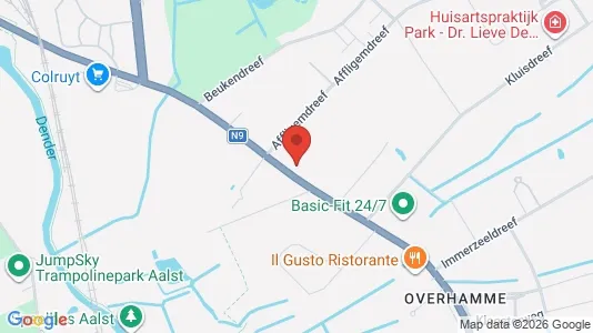 Apartments for rent i Aalst - kort over placeringen