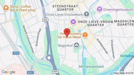 Apartments for rent i Brugge - kort over placeringen