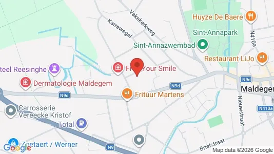 Apartments for rent i Maldegem - kort over placeringen