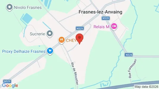 Apartments for rent i Frasnes-lez-Anvaing - kort over placeringen