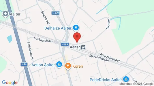 Apartments for rent i Aalter - kort over placeringen