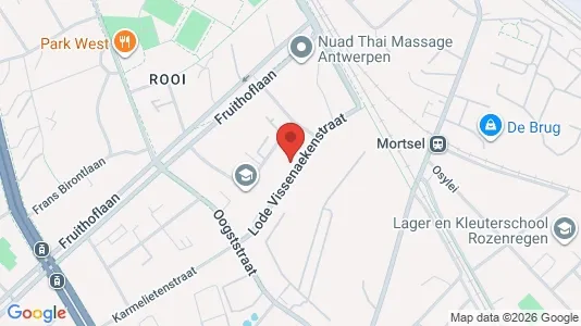 Apartments for rent i Antwerp Berchem - kort over placeringen