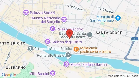 Apartments for rent i Florence - kort over placeringen