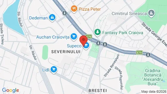Apartments for rent i Craiova - kort over placeringen