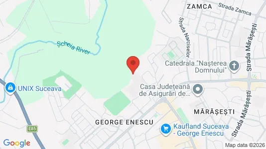 Apartments for rent i Suceava - kort over placeringen