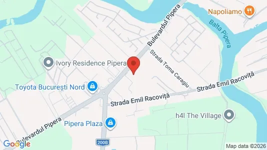 Apartments for rent i Voluntari - kort over placeringen