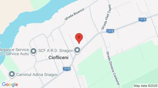 Apartments for rent i Snagov - kort over placeringen