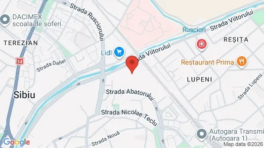 Apartments for rent i Sibiu - kort over placeringen
