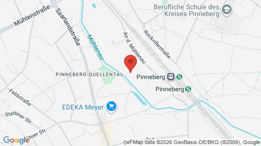 Apartments for rent i Pinneberg - kort over placeringen