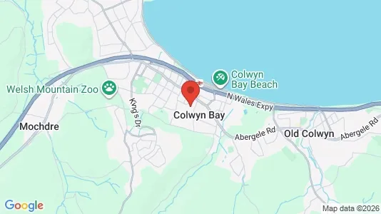 Apartments for rent i Colwyn Bay - Clwyd - kort over placeringen