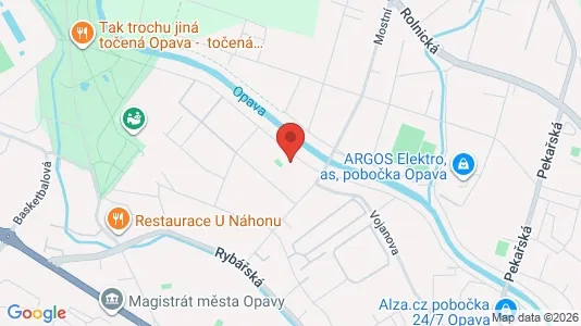 Apartments for rent i Opava - kort over placeringen