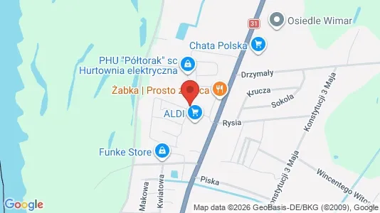Apartments for rent i Słubicki - kort over placeringen