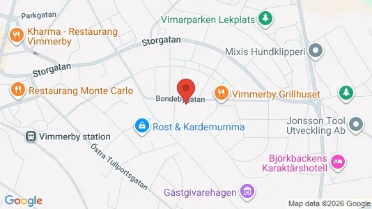 Apartments for rent i Vimmerby - kort over placeringen