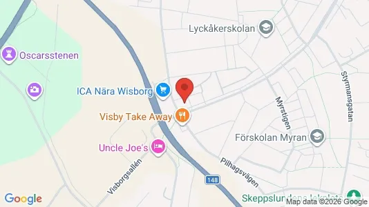 Apartments for rent i Gotland - kort over placeringen