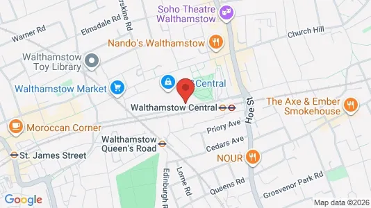 Apartments for rent i London E17 - kort over placeringen