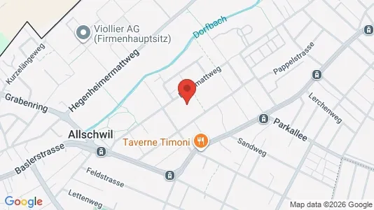 Apartments for rent i Arlesheim - kort over placeringen