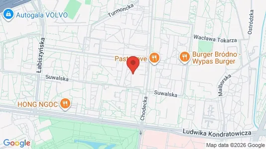 Rooms for rent i Warszawa Wawer - kort over placeringen