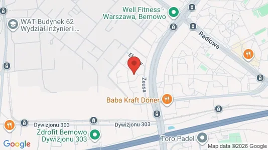 Rooms for rent i Warszawa Wawer - kort over placeringen