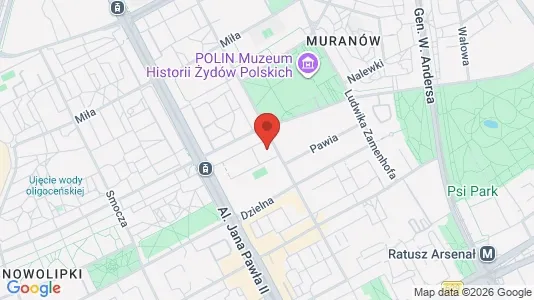 Rooms for rent i Warszawa Wawer - kort over placeringen