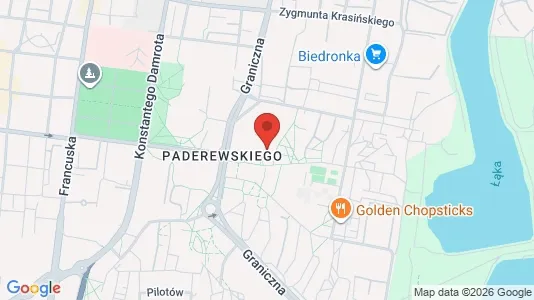 Rooms for rent i Katowice - kort over placeringen