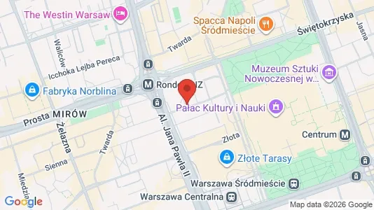 Rooms for rent i Warszawa Wawer - kort over placeringen