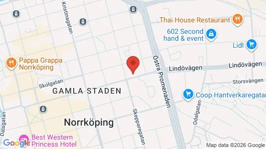 Apartments for rent i Norrköping - kort over placeringen