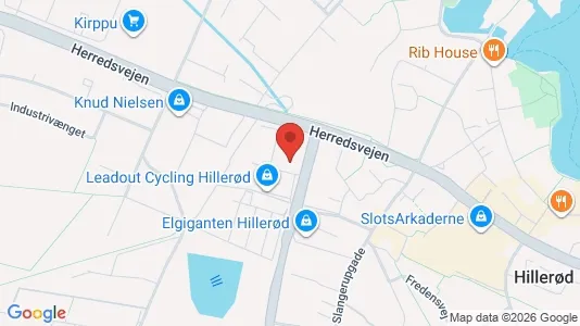 Apartments for rent i Hillerød - kort over placeringen